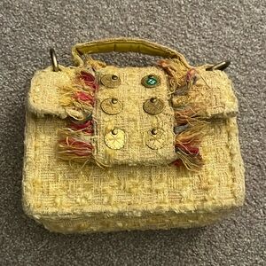 Kooreloo printed yellow bag